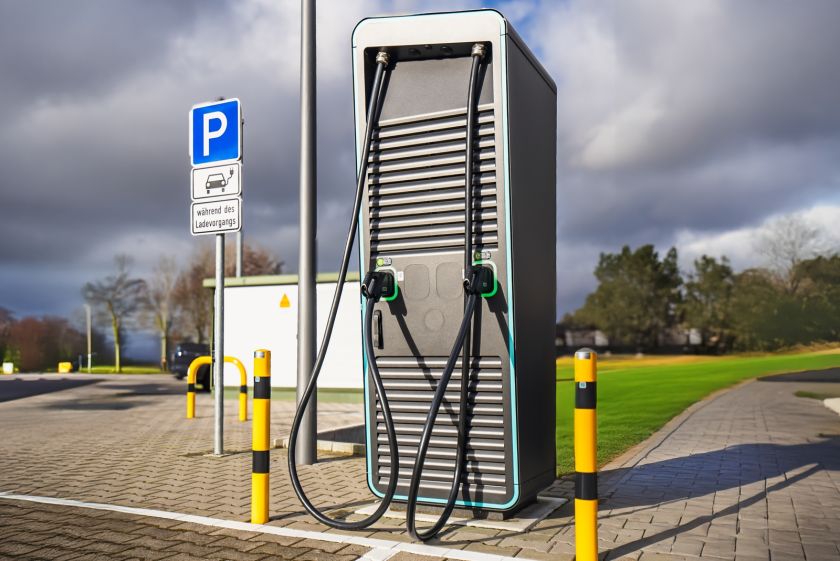 Foto einer Ladesäule
